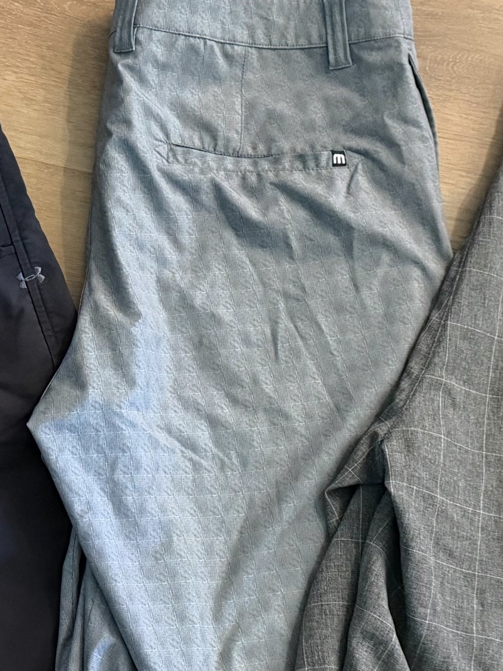 Travis Mathew Heather Gray golf shorts